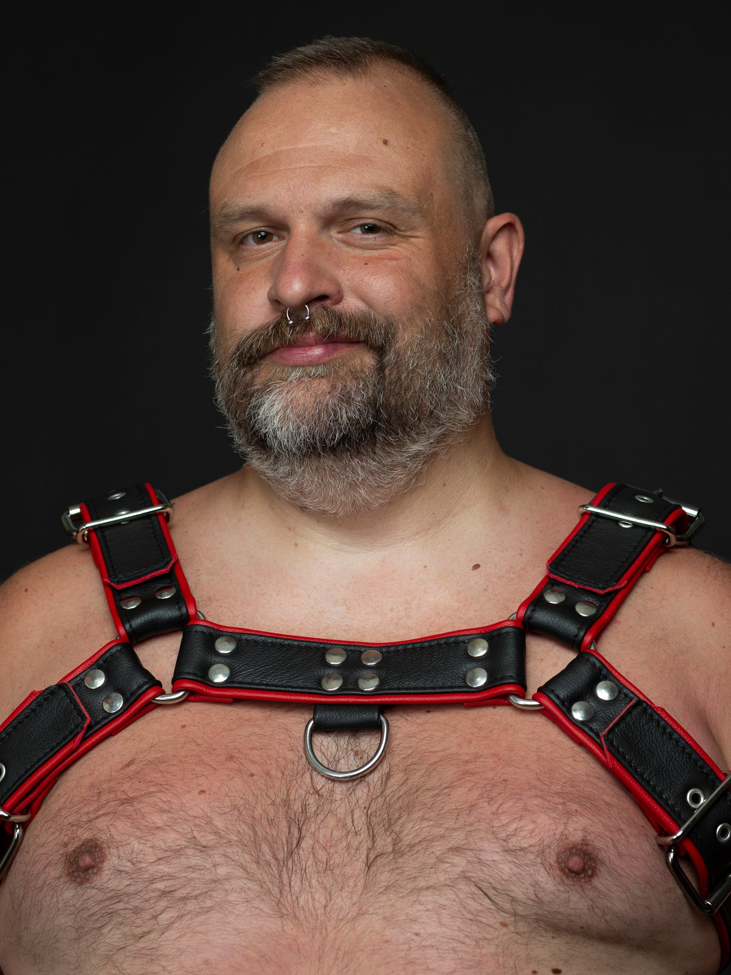 Bear Harness mit Paspel und Schnalle